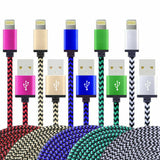 Braided Charging Charger Lead Cable 1M 2M 3M For Apple iPhone XR XS X BANNED