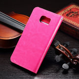 slim luxury LEATHER ID Wallet Frame Case Cover for Samsung Galaxy S4 S6 nonoem