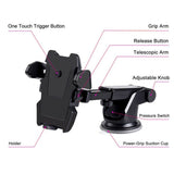 for iPhone 13 12 11 Universal Car Holder Windshield Dash Suction Cup Mount Stand