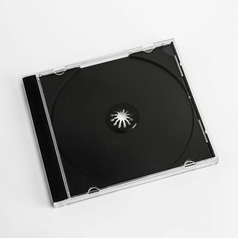 100 x 10.4 Standard Jewel CD Cases Black Tray Single Disc Size - Posta ...