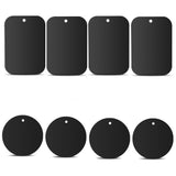 4pcs 8pcs Replacement Metal Adhesive Plate Magnet Sticker For Phone GPS Car Hold