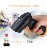 PREMIUM Laser CCD Wireless Wired QR Code Barcode Scanner 1D 2D Reader USB Scan