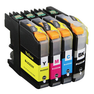 12 Ink Cartridge for Brother LC233 LC-233 DCP-J4120DW MFC-J4620DW Nonoem