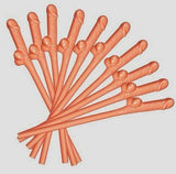 10/20/50X Willy Penis Dick Straw Hens Night Party Straws Mix Colours Bachelorett