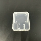 5x Pcs SD TF Card Storage Case Holder MicroSD SDHC Memory CardBox Plastic Clear