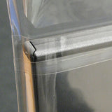 100 DVD BDR CELLOPHANE CLEAR SLEEVES SLEEVE 14mm STANDARD CASE RESEALABLE 15.5