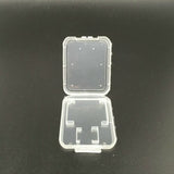 5x Pcs SD TF Card Storage Case Holder MicroSD SDHC Memory CardBox Plastic Clear