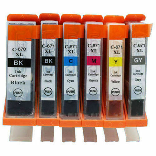 Canon ink cartridge PGI-670XL CLI-671XL PIXMA MG5760 MG5765 TS5060 nonoem