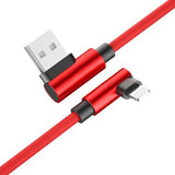 90 Degree Right Angle USB Fast Charger Data Cable For iPhone iPod iPad nonoem 1M