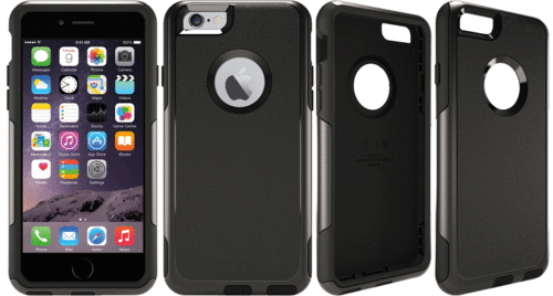 Heavy Duty STRAIGHT Shockproof Case Cover for iPhone X nonoem - BLACK COLOUR