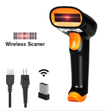 PREMIUM Laser CCD Wireless Wired QR Code Barcode Scanner 1D 2D Reader USB Scan