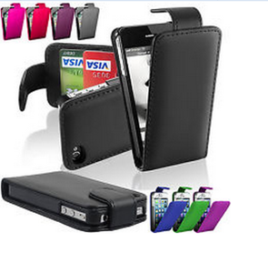 TOP Flip Wallet Case Premium PU Leather Cover Protector For iPhone 5 5S nonoem