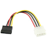 4 Pin IDE Molex to 15 Pin Serial ATA SATA Hard Drive Power Adapter Cable