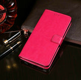 slim pu LEATHER Wallet Flip Case Card Stand Cover For iPhone 4 5s 6 SE (1st Gen)