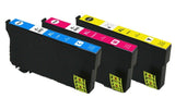 4x NON genuine 802XL Colours Ink Cartridge For Epson WorkForce Pro WF 4720 4740