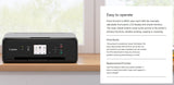 Canon PIXMA Home TS6360 Wireless 3-in-1 Inkjet Printer in Black NO INK
