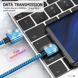 USB C Type C Charger Cable Fast Charging Lead for Samsung S8 S9 S10 S20 S21 S22