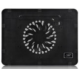 DeepCool Wind Pal Mini Notebook Cooler Black 15.6 Max Metal Mesh 140mm Fan