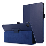 For Samsung Galaxy Tab A8 10.5 X200 Stand Tablet Case Cover 2-Lines DARK BLUE AU